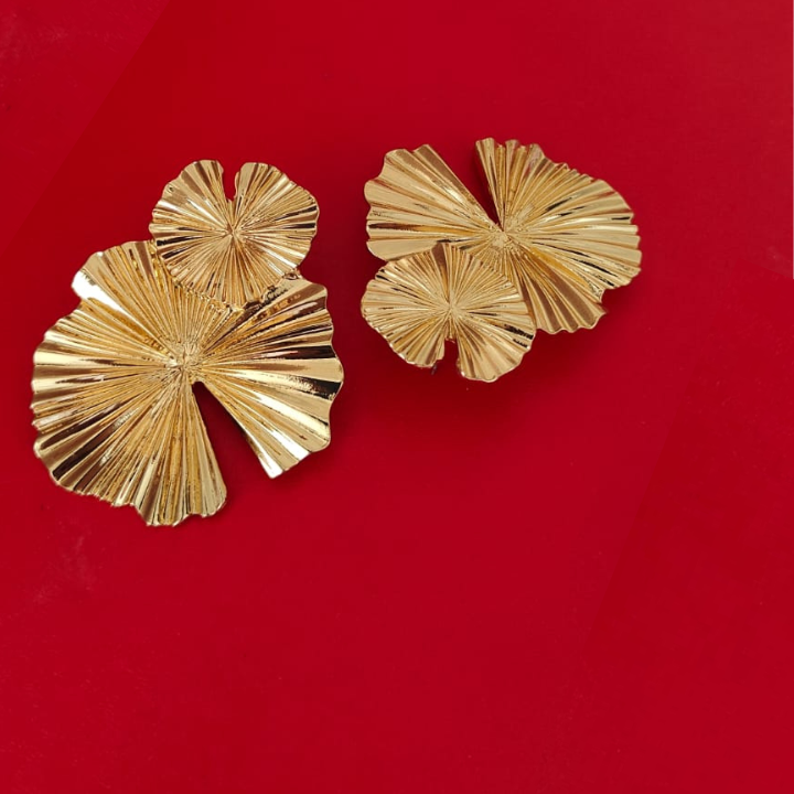 Fan Bloom Statement Earrings