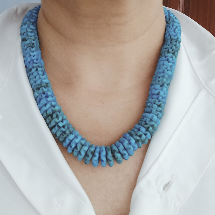 Ocean Ruffle Collar