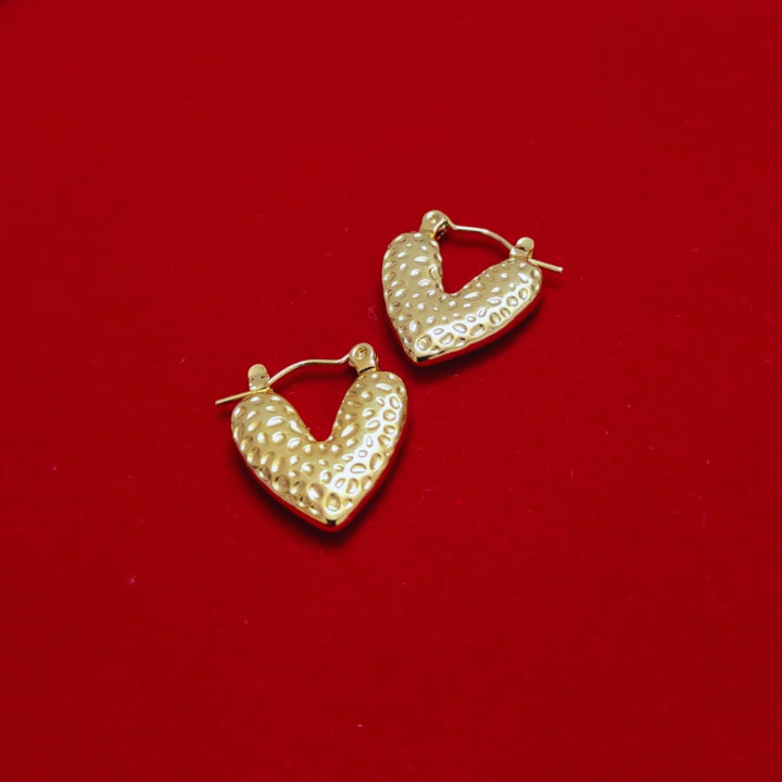 Heart Crush Hoops & Studs