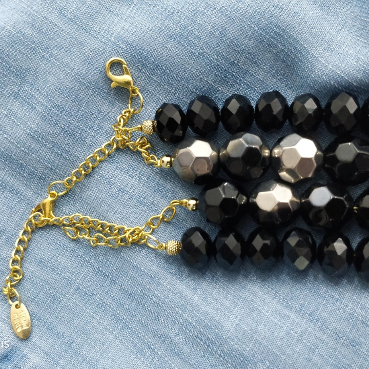 Dual Drama: Midnight Spectrum and Silver Twilight Necklets
