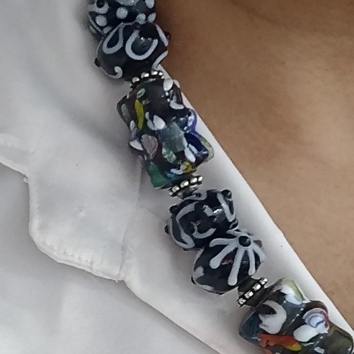 Saaz-e-Siyah Mosaic Gajdhara Set