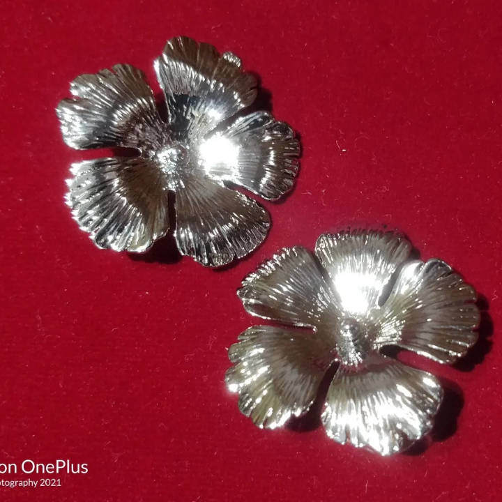 Bloom Studs - Silver & Golden