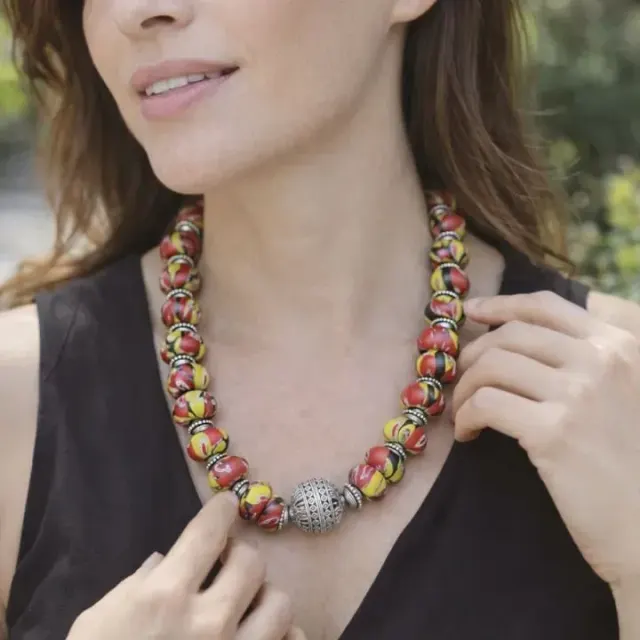 Gulzaar Dhun —  Porcelain Choker