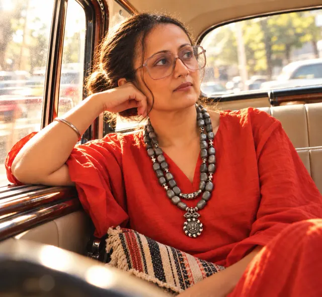 Dharti — Raw Stone Statement Necklace 