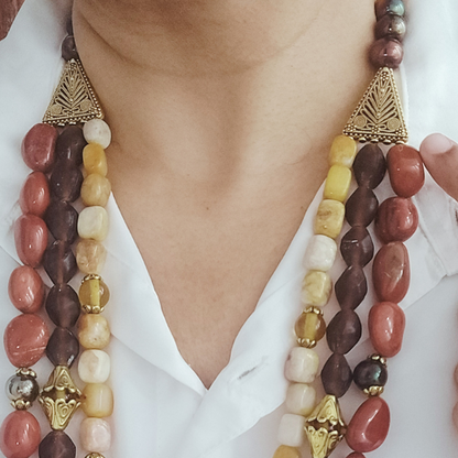 Hridaya Rooh 3 Strand Necklace