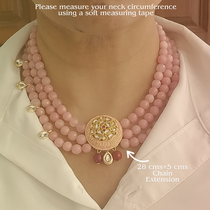 Blush Noor Mehtaab (No Earrings)