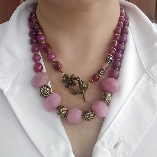 Vintage Sangria Necklet