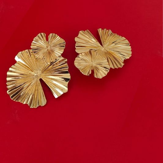 Fan Bloom Statement Earrings