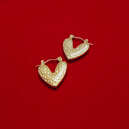 Heart Crush Hoops & Studs
