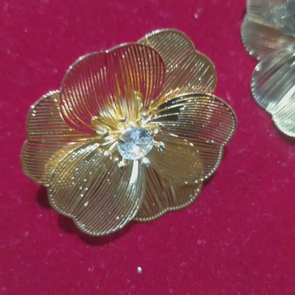 Gilded Bloom Studs