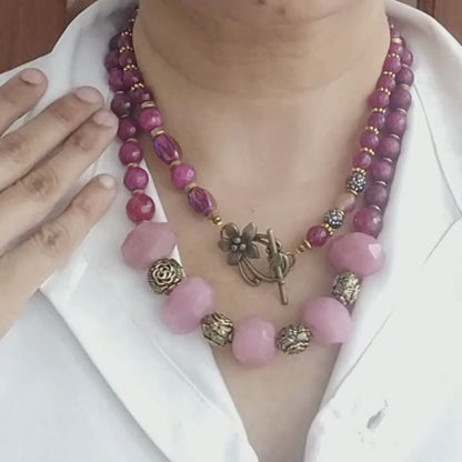 Vintage Sangria Necklet