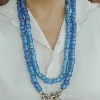 Mokshdhara Silver Pendant Necklace