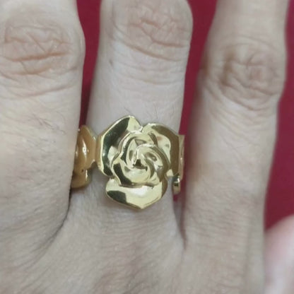 Golden Rose Ring