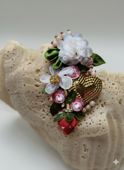 Strawberry Kiss Stud Earrings