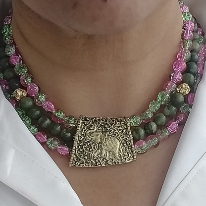 Emerald Éclat Royale Collar Choker