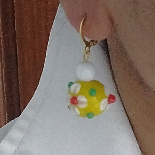 Phoolan Drops – Artisan Glass Earrings