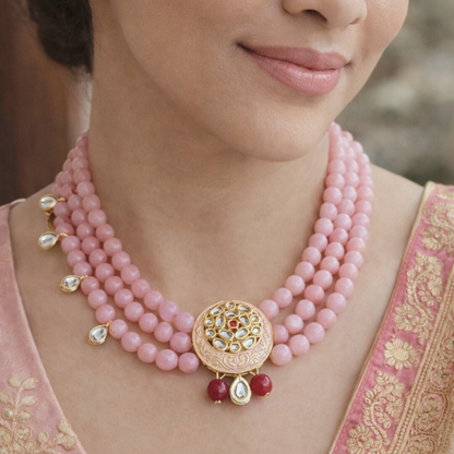 Blush Noor Mehtaab (No Earrings)