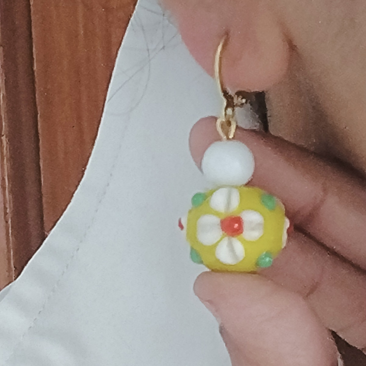 Phoolan Drops – Artisan Glass Earrings