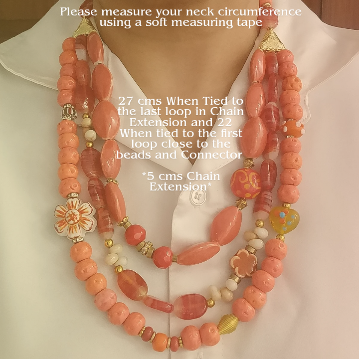 Gupshup Gulmohar Neckpiece