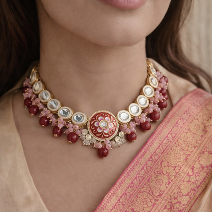 Chashni Élan Kundan Choker