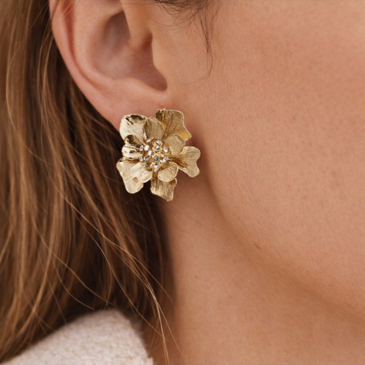 She’s Delicate, But Dazzling - Blossom Stud Earrings