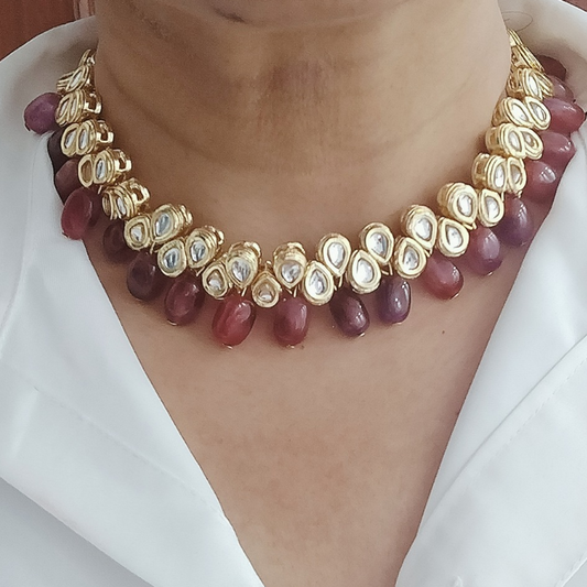 Meher Gulnaar Set (With Earrings)