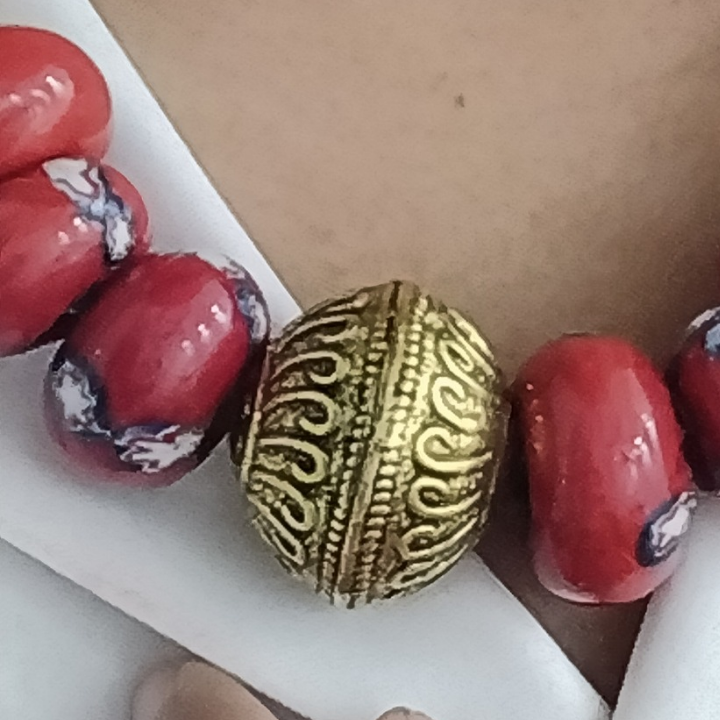 Surkh Saajh Choker Set