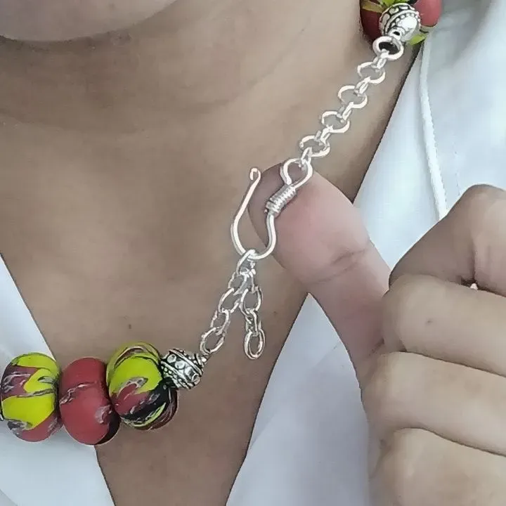 Gulzaar Dhun —  Porcelain Choker — neckwear, view 4